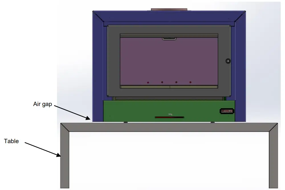 KEMLAN Cube Freestanding Wood Heater - fig 8