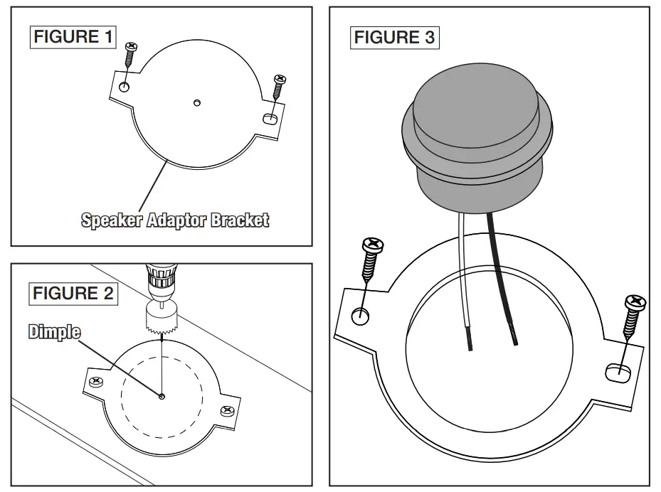 CRUTCHFIELD 82 3024 Speaker Adaptor Bracket - figure