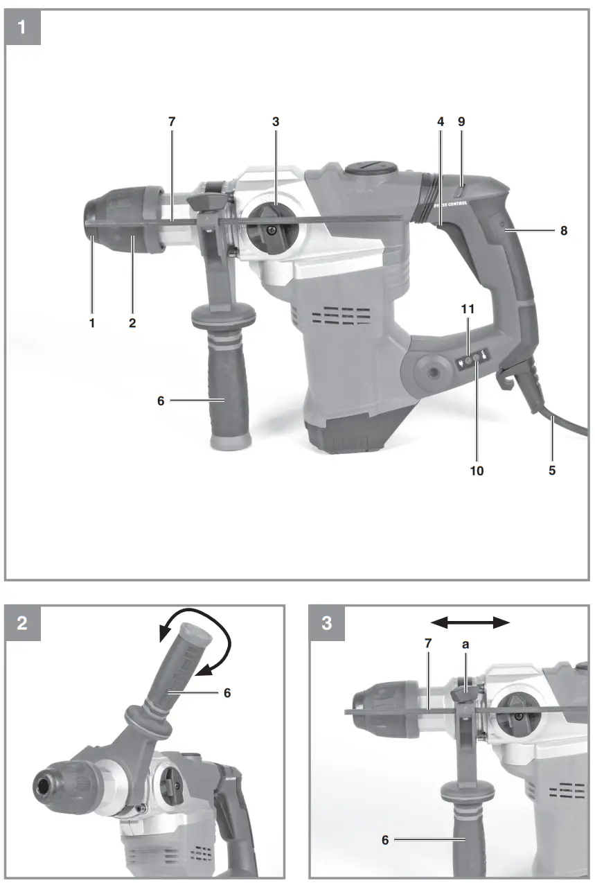 Einhell TE-RH 38 3F Hammer Drill - fig 1