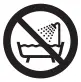 Do not use this appliance near water