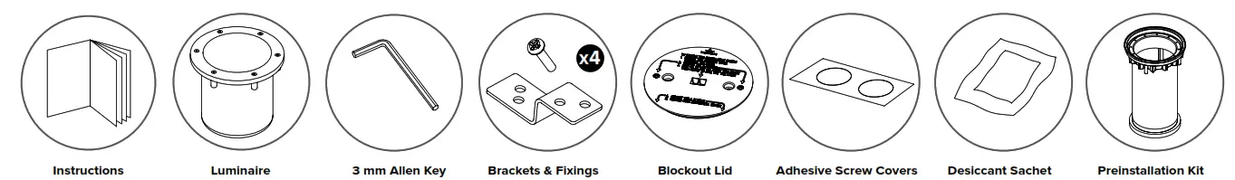 LUMASCAPE LS3060 Evoca In ground Luminaire - icon1