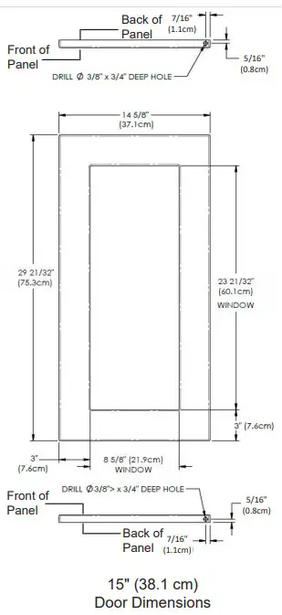 Integrated Panel Dimensions
