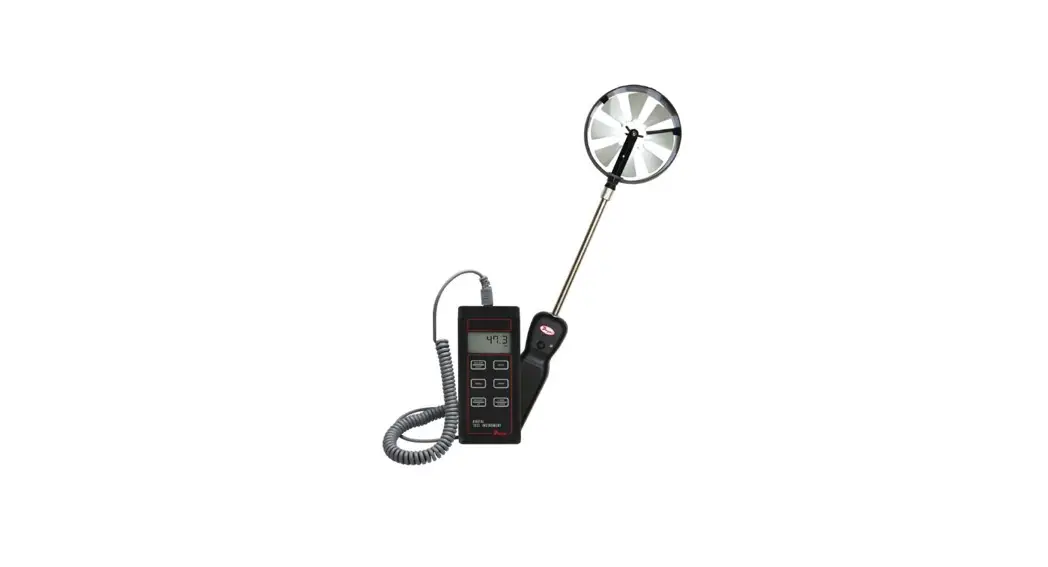 Dwyer 473b 100 Mm Vane Thermo-anemometer Test Instrument Instruction Manual