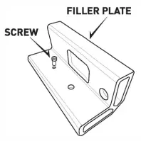 ALLEN ZN522Q 2-Bike Spare Tire Rack 4