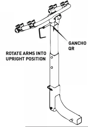 ALLEN ZN522Q 2-Bike Spare Tire Rack 7