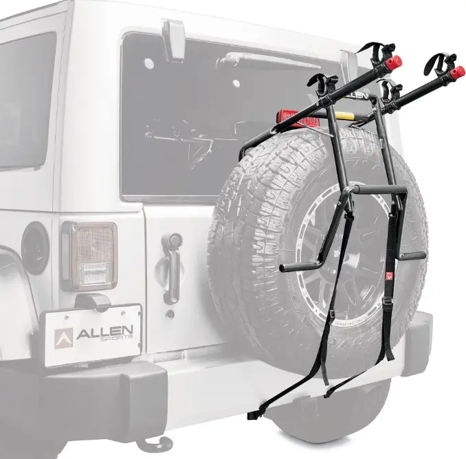 ALLEN ZN522Q 2-Bike Spare Tire Rack