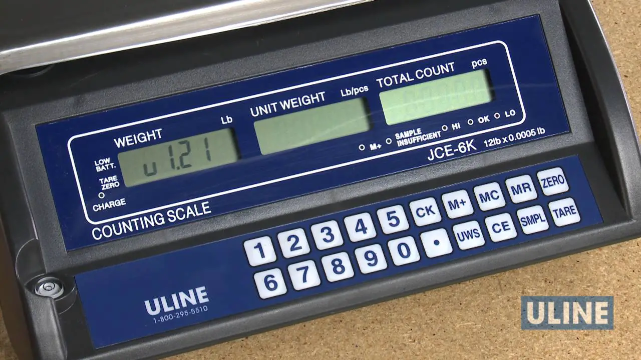 Uline Economy Counting Scale User Guide Uline Economy Counting Scale User Guide