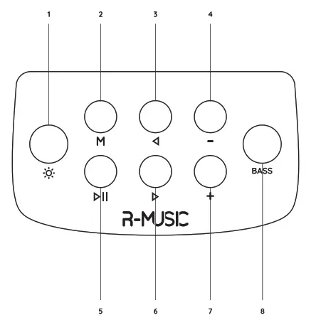 R-MUSIC Party LED Speaker