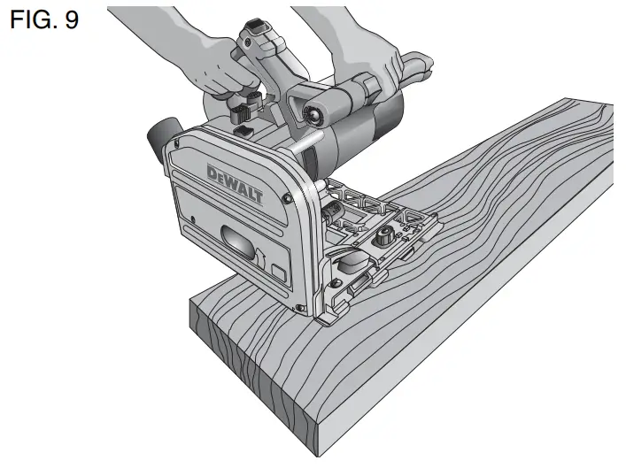 DEWALT DWS520KT Plunge Circular Saw 1300W fig 10