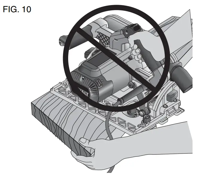 DEWALT DWS520KT Plunge Circular Saw 1300W fig 11
