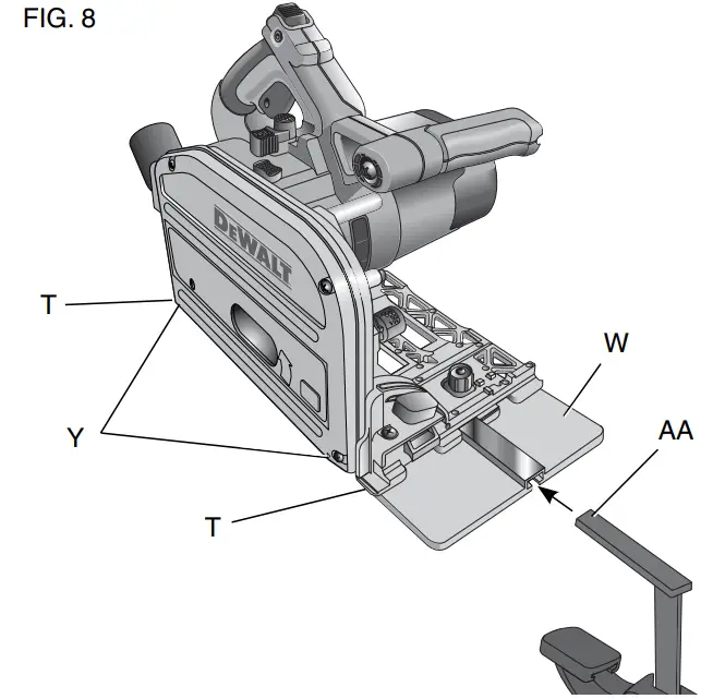 DEWALT DWS520KT Plunge Circular Saw 1300W fig 9