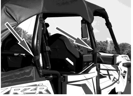FALCON RIDGE PO-14RZR4-FC04 Polaris 2014-2018 RZR4 Full Cab with Aero-Vent Lexan Windshield-fig12