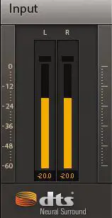 WAVES DTS Neural UpMix - Input Meters