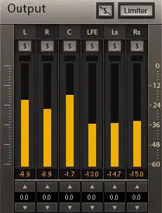 WAVES DTS Neural UpMix - Output Section
