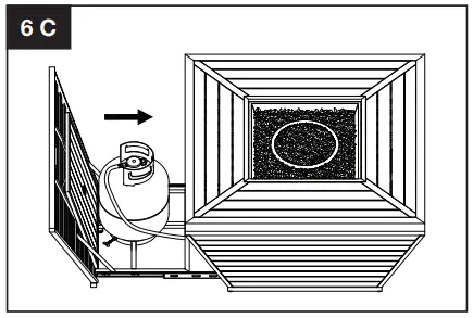 Sunbeam Aluminum Fire Table -Assembly6C