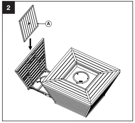 Sunbeam Aluminum Fire Table -Natural Gas Conversion2