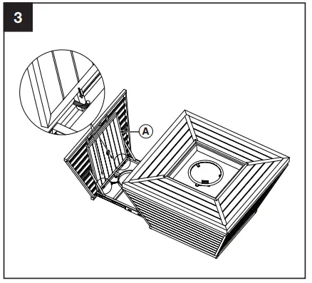 Sunbeam Aluminum Fire Table -Natural Gas Conversion3