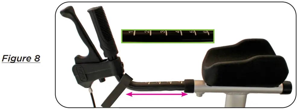 Handle and forearm adjustment