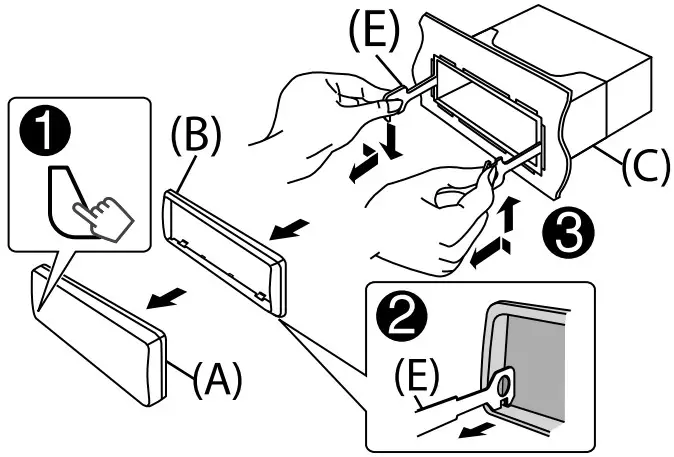 KENWOOD KDC, KMR Series CD Receiver - Figure 3