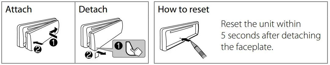 KENWOOD KDC, KMR Series CD Receiver - Figure 6