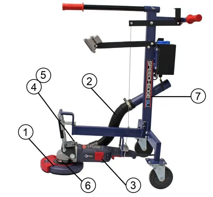 DiamaPro SYSTEMS SPEEDI-EDGE SU Stand-Up Edger - Parts