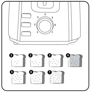aigostar 300006KHK Toaster-4