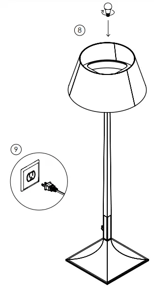 ACCORD LIGHTING 3044 Nostalgia Floor Lighting - fig 3