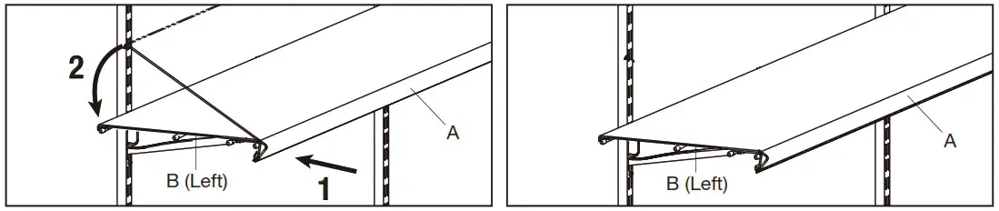 EVERBILT 90466 25 5 in Double Shelf - Assembly 4