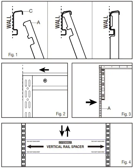 EVERBILT 90466 25 5 in Double Shelf - Installation 2