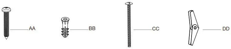 EVERBILT 90466 25 5 in Double Shelf Pre-installation 2