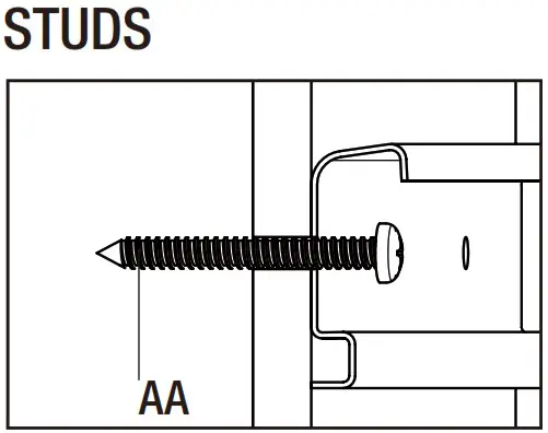 EVERBILT 90466 25 5 in Double Shelf Pre-installation 3
