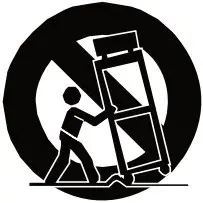 Portable Cart Warning