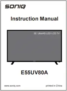 E55UV80A - Accessory - Instruction Manual