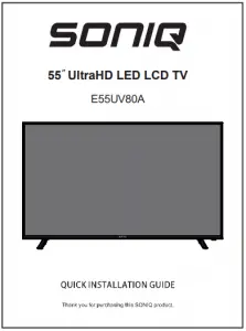 E55UV80A - Accessory - Quick Installation Manual