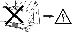 Warning - 2 - Electric Shock Hazard