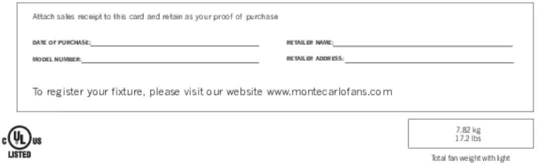 MONTE CARLO 3AVLCR54RZWD Avila Coastal Matte White LED - sambol 2