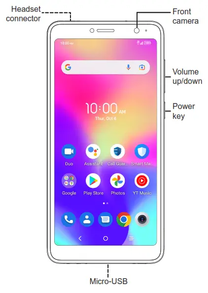 TCL ION Z 5.5 Inches 3000 mAh Smartphone - bar