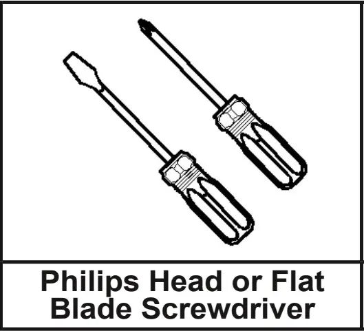 SCREWDRIVER AND FLAT BLADE