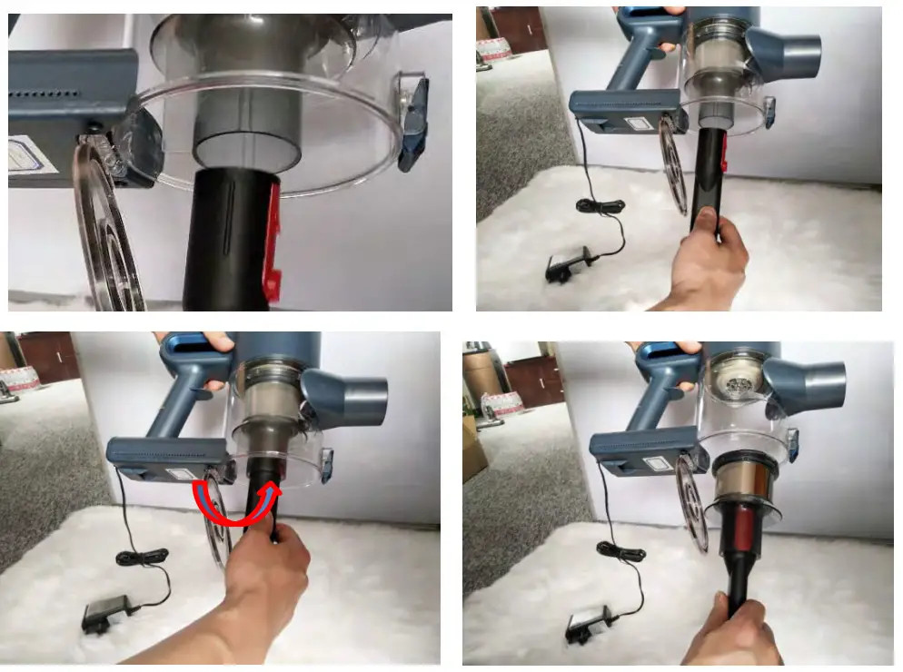 Airflo AFV6062 2 in 1 Cordless Handstick Vacuum Cleaner -HEPA filter