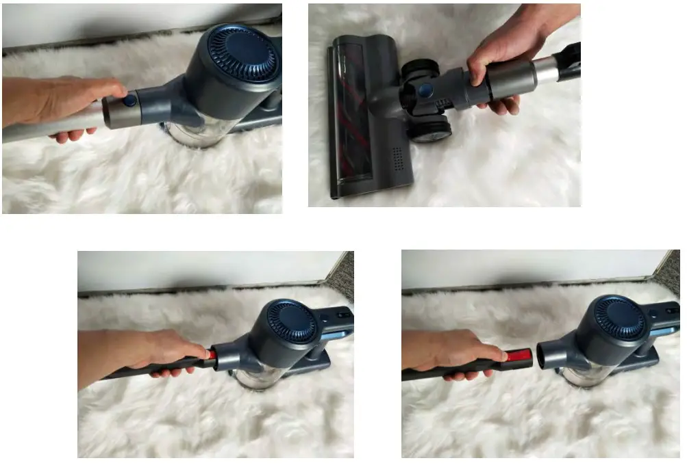 Airflo AFV6062 2 in 1 Cordless Handstick Vacuum Cleaner -rod, brush and nozzle