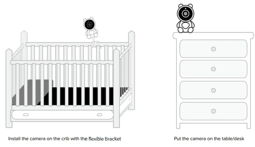 Shenzhen Interthings Technology IPC263 Baby Camera - e flexible bracket