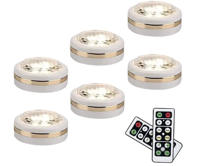 LEASTYLE-6-pcs-Wireless-LED-Puck-Lights-with-Remote-Control-img