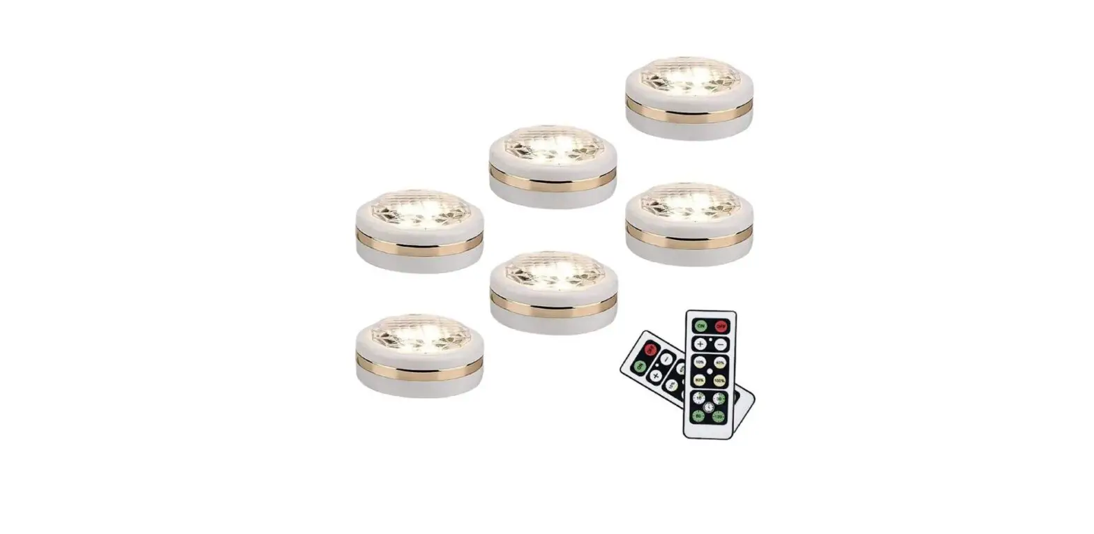 ‎leastyle Wireless Led Puck Lights With Remote Control User Manual