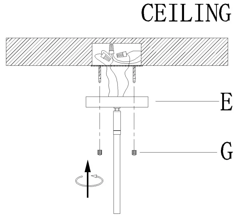 ZEVNI A04761C5 Rudolf 5-Light Black-Gold Modern-Contemporary Chandelier - fig 12