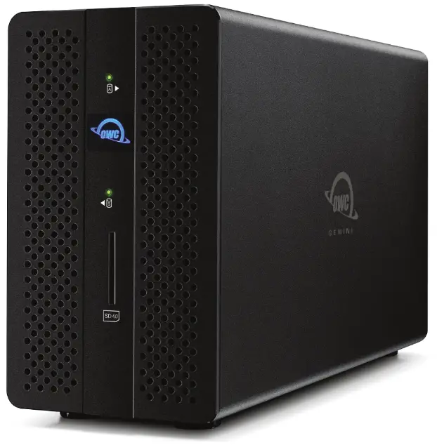 OWC GEMINI Thunderbolt Dock and Dual Bay RAID External Storage Enclosure