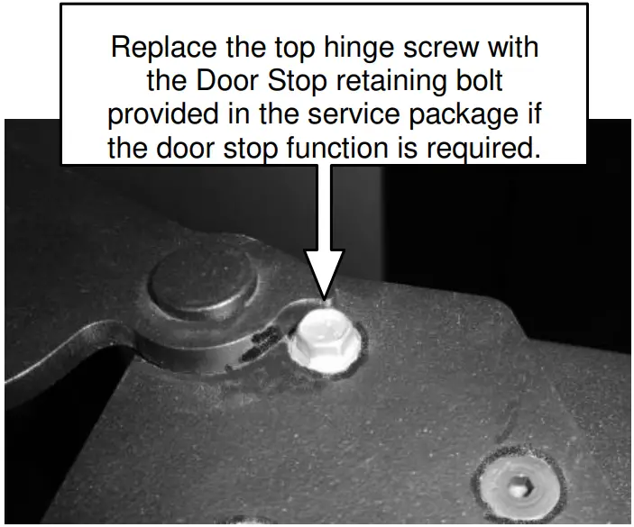 DOOR STOP BOLT INSTALLATION