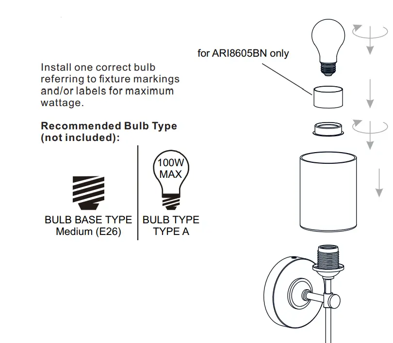 QUOIZEL-ARI8605BN-ARI8605WS-Aria-Wall-Sconce-FIG-7