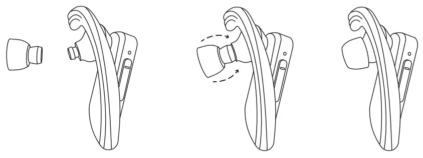 TREBLAB X3 Pro Wireless Earphones - sillicone ear tips