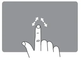 Touch pad function description (Android), must be switched to Android system