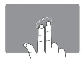 Touch pad function description (iOS 13.4.1 and above), must be switched to iOS system